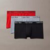 Pachet de 3 boxeri Low Rise Trunk din microfibră elastică Pachet de 3 boxeri Low Rise Trunk din microfibră elastică