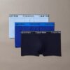 Pachet de 3 boxeri Low Rise Trunk din microfibră elastică Pachet de 3 boxeri Low Rise Trunk din microfibră elastică