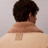 Palton de mașină cu guler Sherpa Palton de mașină cu guler Sherpa