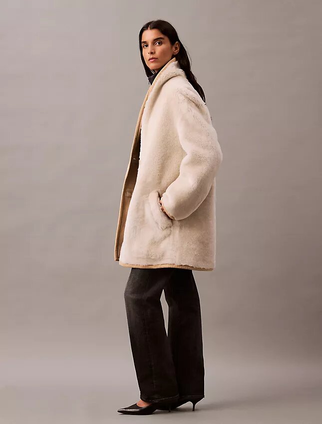 Palton reversibil din piele de oaie Palton reversibil din piele de oaie
