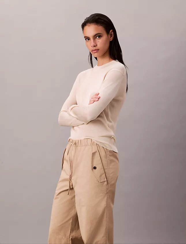 Pantaloni cargo din bumbac Pantaloni cargo din bumbac