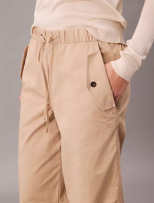 Pantaloni cargo din bumbac Pantaloni cargo din bumbac
