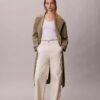 Pantaloni cargo din denim cu croială lejeră Pantaloni cargo din denim cu croială lejeră