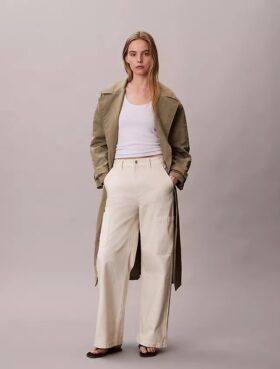 Pantaloni cargo din denim cu croială lejeră