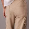 Pantaloni cargo din twill moale
