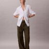 Pantaloni cargo din twill moale