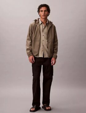 Pantaloni cargo drepți din bumbac Cotton Stretch