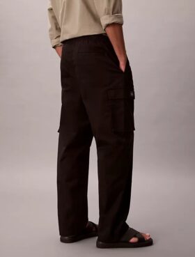 Pantaloni cargo drepți din bumbac Cotton Stretch