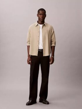 Pantaloni cargo drepți din bumbac Cotton Stretch, stil anii ’90