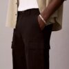 Pantaloni cargo drepți din bumbac Cotton Stretch, stil anii ’90