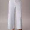 Pantaloni chino croiți, cu picior larg Pantaloni chino croiți, cu picior larg