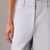 Pantaloni chino croiți, cu picior larg Pantaloni chino croiți, cu picior larg