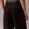 Pantaloni chino croiți, cu picior larg Pantaloni chino croiți, cu picior larg