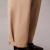 Pantaloni chino cu croi larg și talie ajustabilă Pantaloni chino cu croi larg și talie ajustabilă