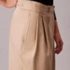 Pantaloni chino cu croi larg și talie ajustabilă Pantaloni chino cu croi larg și talie ajustabilă