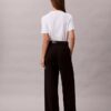 Pantaloni chino din bumbac elastic cu croi larg Pantaloni chino din bumbac elastic cu croi larg