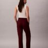 Pantaloni chino din bumbac elastic, cu croială dreaptă