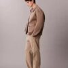 Pantaloni chino din velur cu croi drept, în stilul anilor ’90