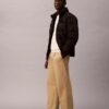 Pantaloni chino drepți cu pliuri din anii ’90