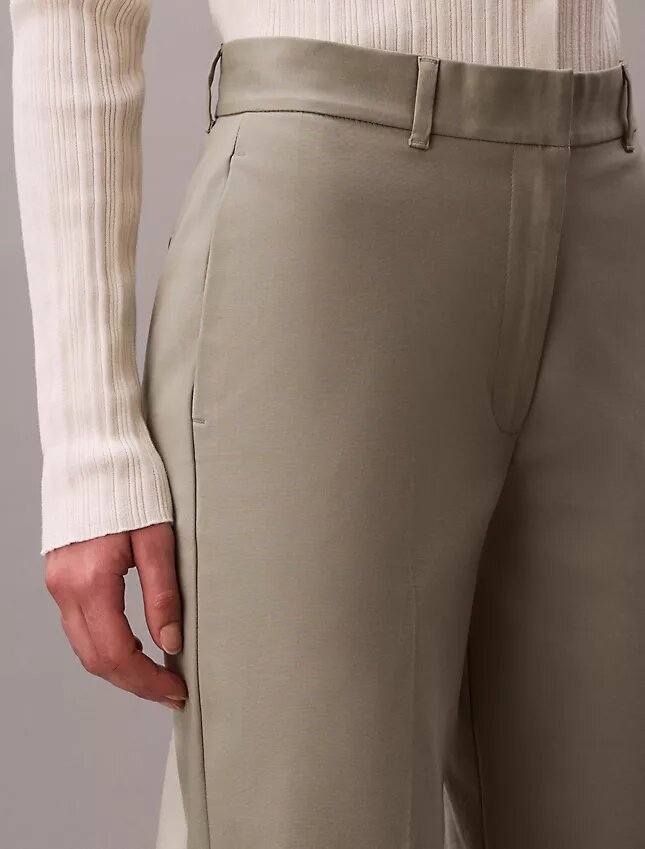 Pantaloni chino drepți din bumbac Cotton Stretch Pantaloni chino drepți din bumbac Cotton Stretch