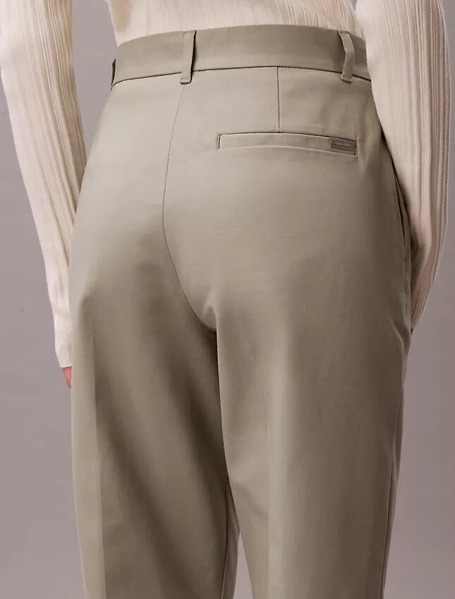 Pantaloni chino drepți din bumbac Cotton Stretch Pantaloni chino drepți din bumbac Cotton Stretch