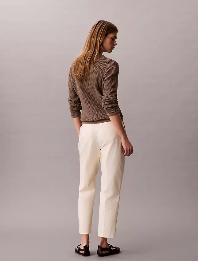 Pantaloni chino drepți din bumbac Cotton Stretch Pantaloni chino drepți din bumbac Cotton Stretch