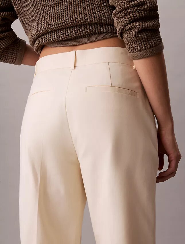 Pantaloni chino drepți din bumbac Cotton Stretch Pantaloni chino drepți din bumbac Cotton Stretch