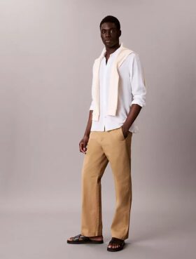 Pantaloni chino drepți din bumbac Cotton Stretch 90s Straight