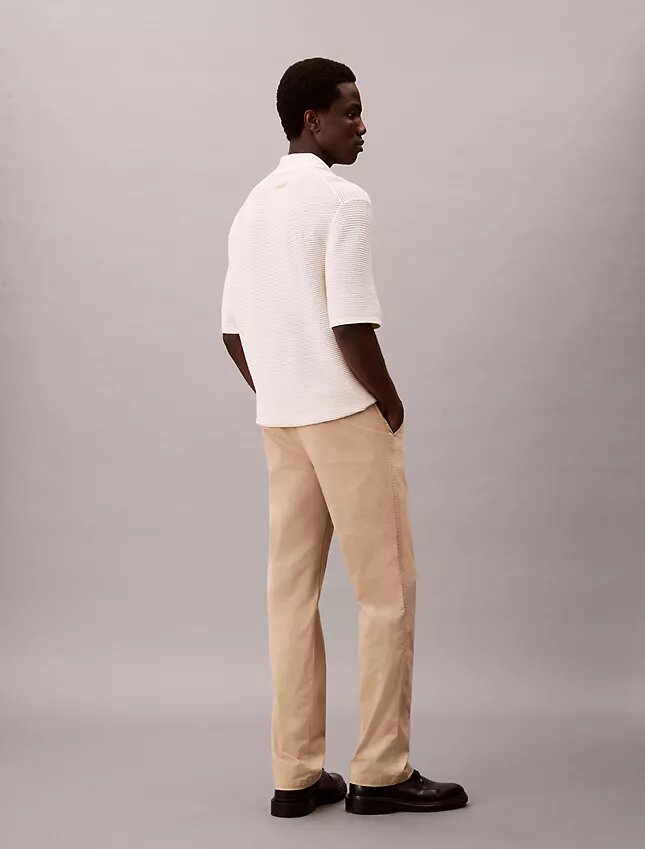 Pantaloni chino drepți standard Pantaloni chino drepți standard