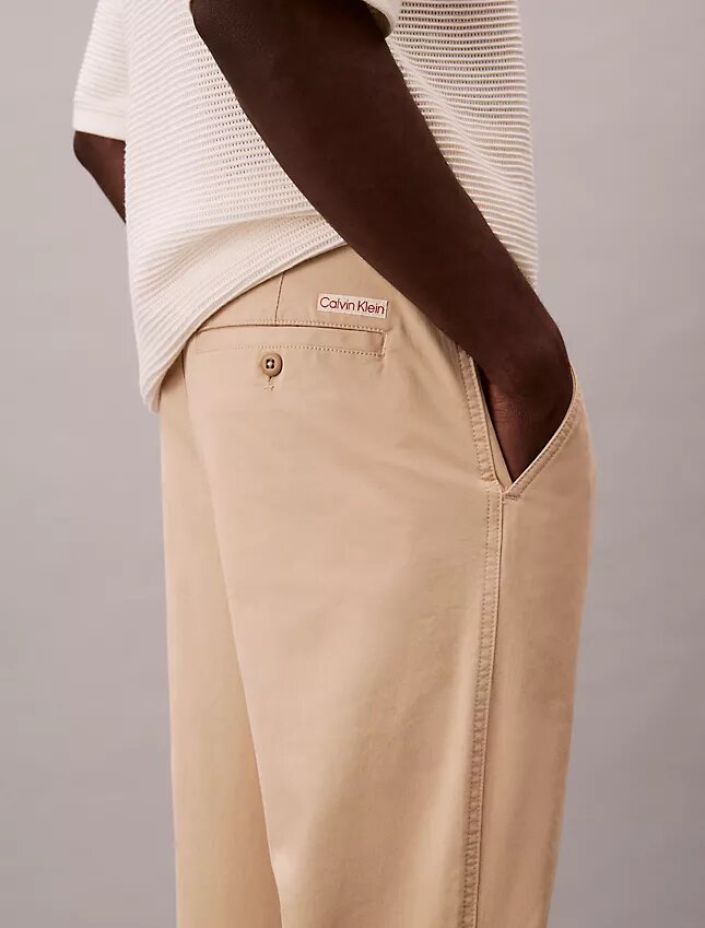 Pantaloni chino drepți standard Pantaloni chino drepți standard