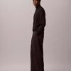 Pantaloni chino largi in cotone Stretch
