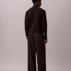 Pantaloni chino largi in cotone Stretch