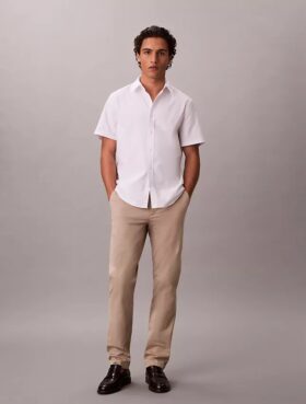 Pantaloni chino slim din bumbac