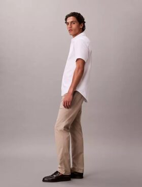 Pantaloni chino slim din bumbac