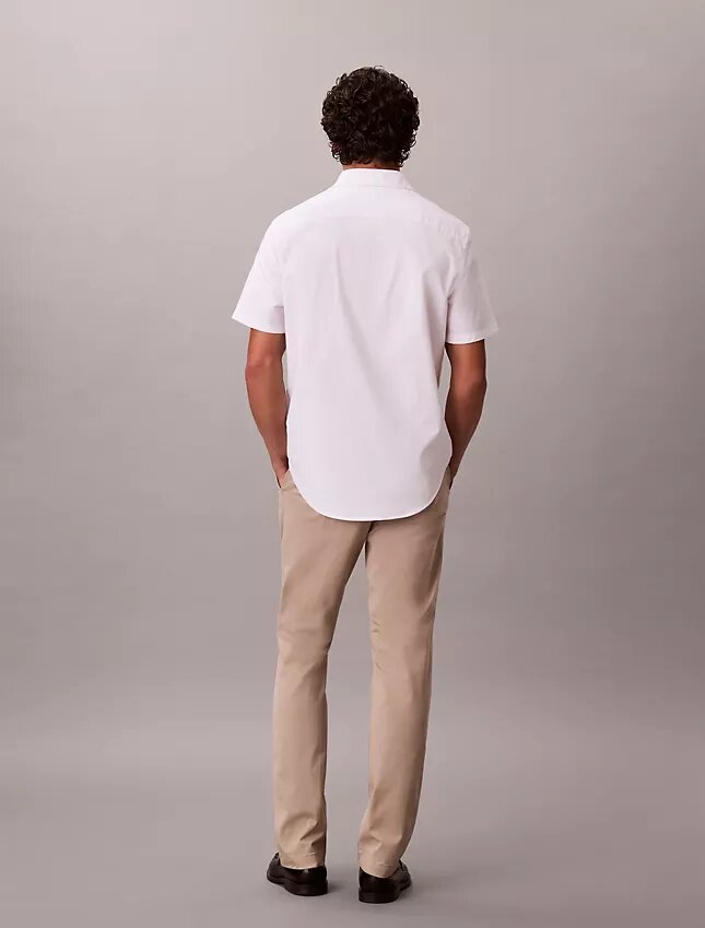 Pantaloni chino slim din bumbac Pantaloni chino slim din bumbac