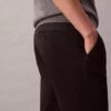 Pantaloni chino slim din satin de bumbac Pantaloni chino slim din satin de bumbac