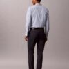 Pantaloni chino slim din satin de bumbac Pantaloni chino slim din satin de bumbac
