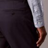 Pantaloni chino slim din satin de bumbac Pantaloni chino slim din satin de bumbac