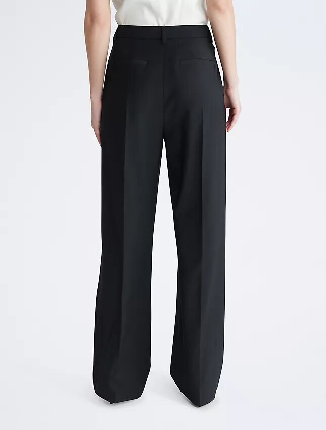 Pantaloni croiți cu picior larg Pantaloni croiți cu picior larg