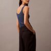 Pantaloni croiți cu talie înaltă Pantaloni croiți cu talie înaltă