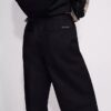 Pantaloni croiți din amestec de lână Pantaloni croiți din amestec de lână
