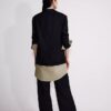 Pantaloni croiți din amestec de lână Pantaloni croiți din amestec de lână