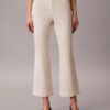 Pantaloni croiți, evazați, din țesătură Ponte Pantaloni croiți, evazați, din țesătură Ponte