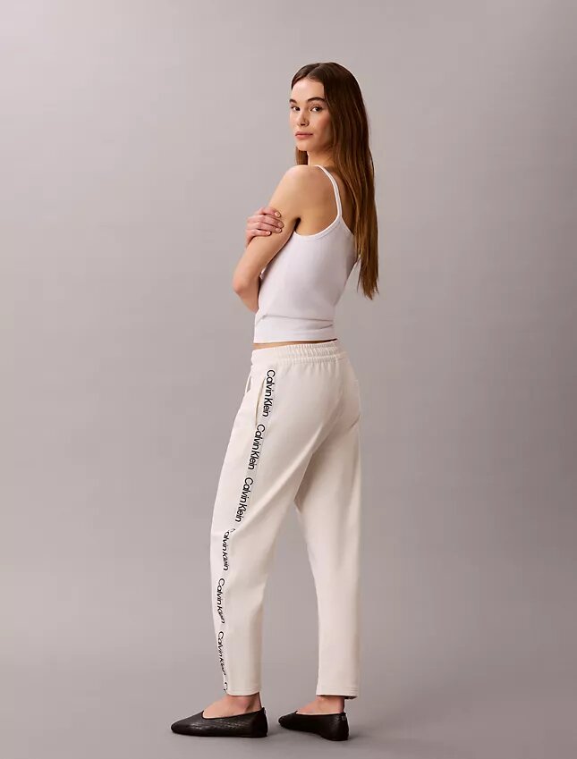 Pantaloni cu bandă cu logo Pantaloni cu bandă cu logo