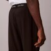 Pantaloni cu bandă țesută cu logo sport modern la talie