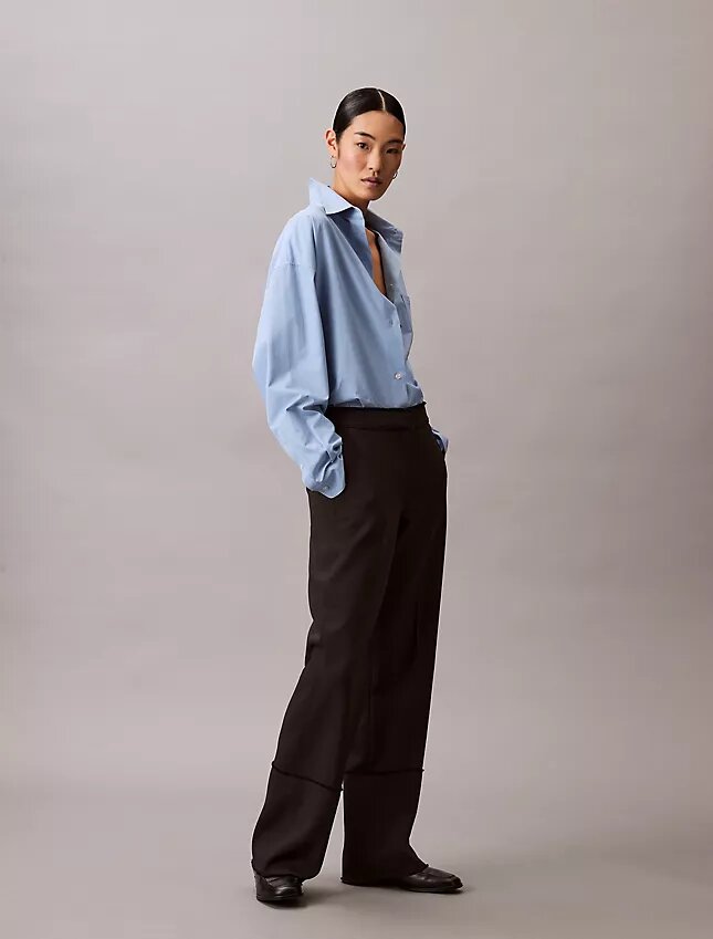 Pantaloni cu margini nefinisate Pantaloni cu margini nefinisate