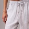 Pantaloni cu talie elastică din tifon dublu