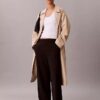 Pantaloni de călătorie din crep elastic