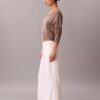 Pantaloni de călătorie din crep elastic
