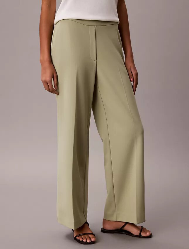 Pantaloni de călătorie din crep elastic Pantaloni de călătorie din crep elastic